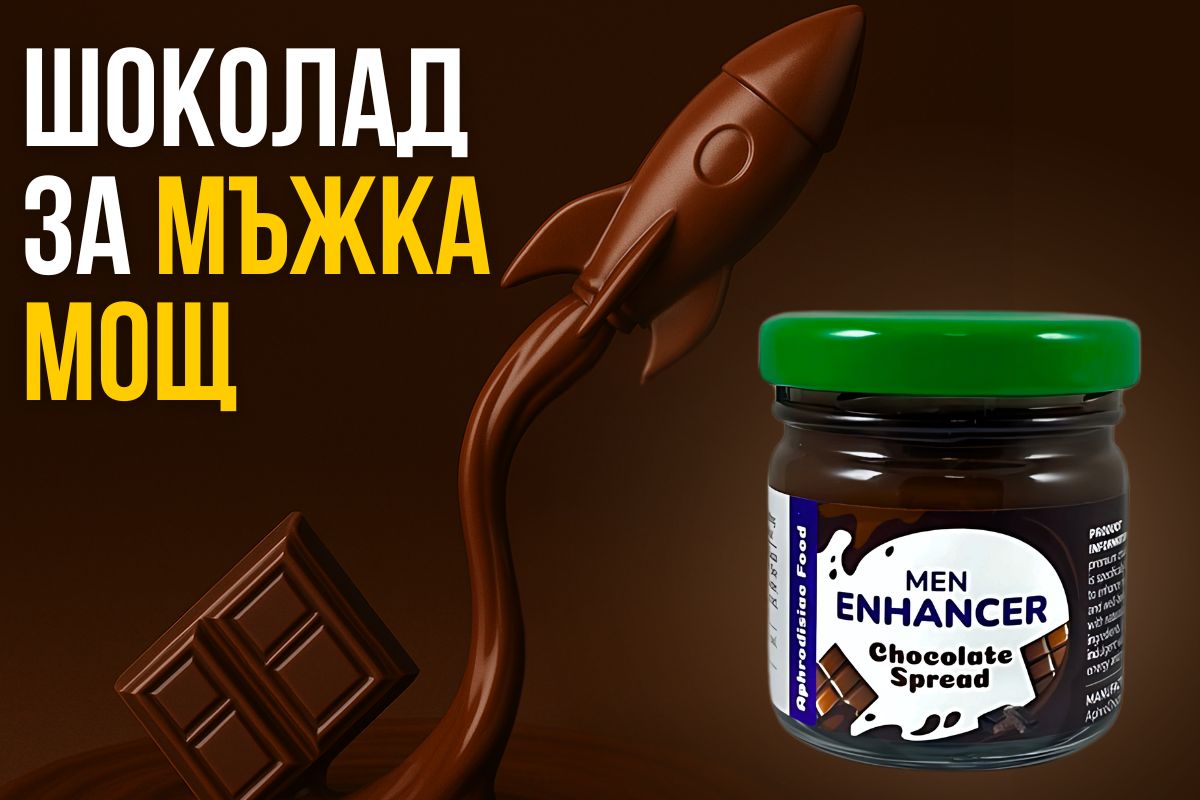 Men Enhancer Chocolate Spread Banner